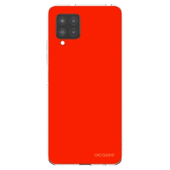 Picasee silikónový prehľadný obal pre Samsung Galaxy A42 A426B - Maranello Red