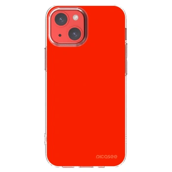 Picasee silikónový prehľadný obal pre Apple iPhone 13 mini - Maranello Red