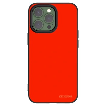 Picasee silikónový čierny obal pre Apple iPhone 13 Pro - Maranello Red