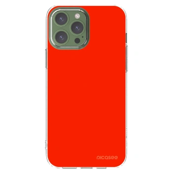 Picasee silikónový prehľadný obal pre Apple iPhone 13 Pro Max - Maranello Red