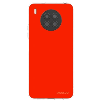 Picasee silikónový prehľadný obal pre Huawei Nova 8i - Maranello Red