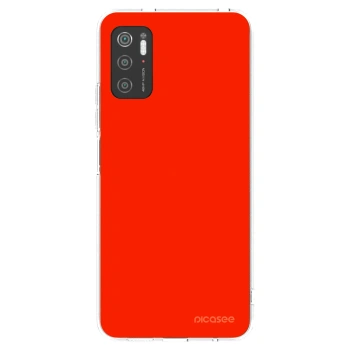 Picasee silikónový prehľadný obal pre Xiaomi Poco M3 Pro 5G - Maranello Red