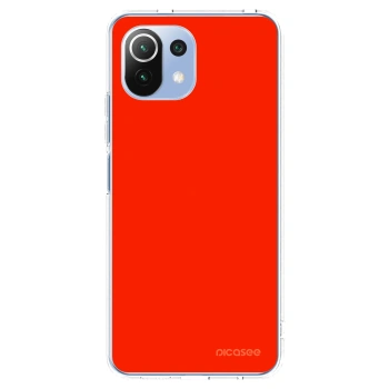 Picasee silikónový prehľadný obal pre Xiaomi 11 Lite 5G NE - Maranello Red