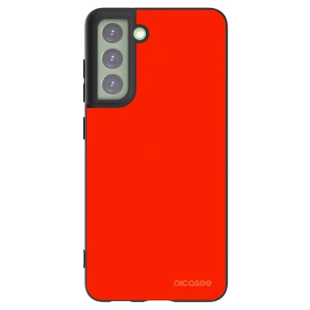 Picasee silikónový čierny obal pre Samsung Galaxy S21 FE 5G - Maranello Red