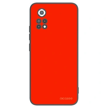 Picasee silikónový čierny obal pre Xiaomi Poco X4 Pro 5G - Maranello Red