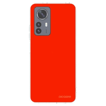 Picasee silikónový prehľadný obal pre Xiaomi 12 Pro - Maranello Red