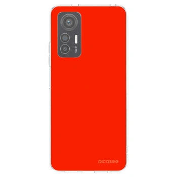 Picasee silikónový prehľadný obal pre Xiaomi 12 Lite - Maranello Red
