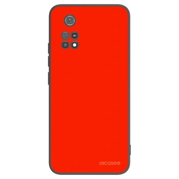 Picasee silikónový čierny obal pre Xiaomi Poco M4 Pro - Maranello Red