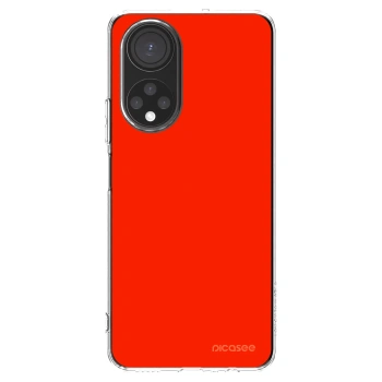 Picasee silikónový prehľadný obal pre Honor X7 - Maranello Red