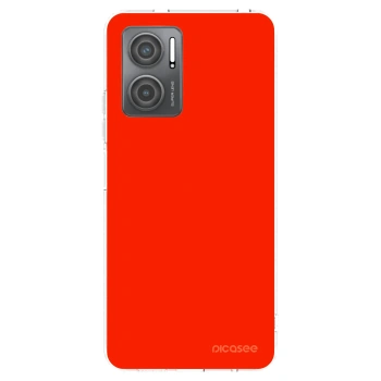 Picasee silikónový prehľadný obal pre Xiaomi Redmi 10 5G - Maranello Red