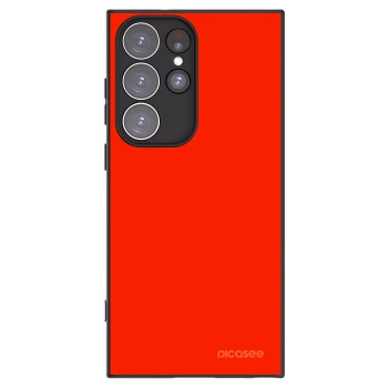 Picasee silikónový čierny obal pre Samsung Galaxy S23 Ultra 5G - Maranello Red