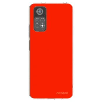 Picasee silikónový prehľadný obal pre Xiaomi Redmi Note 11S 5G - Maranello Red