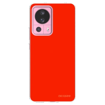 Picasee silikónový prehľadný obal pre Xiaomi 13 Lite - Maranello Red