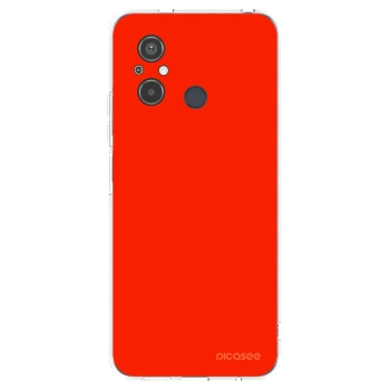 Picasee silikónový prehľadný obal pre Xiaomi Redmi 12C - Maranello Red