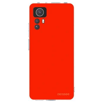 Picasee silikónový prehľadný obal pre Xiaomi Redmi Note 12S - Maranello Red