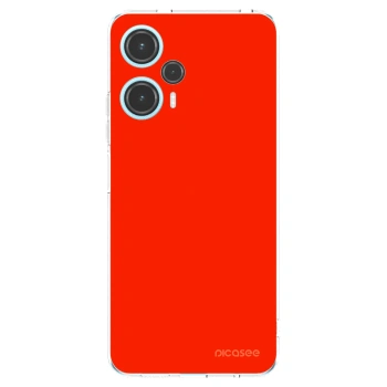 Picasee silikónový prehľadný obal pre Xiaomi Poco F5 - Maranello Red