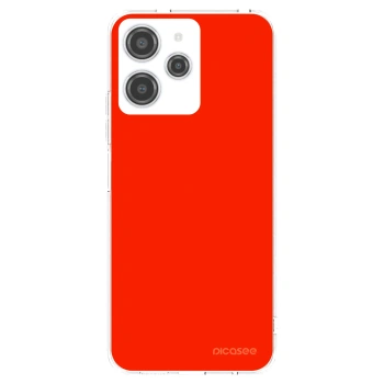 Picasee silikónový prehľadný obal pre Xiaomi Redmi 12 4G - Maranello Red