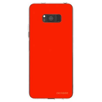 Picasee silikónový prehľadný obal pre Samsung Galaxy S8 G950F - Maranello Red