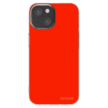 Picasee silikónový prehľadný obal pre Apple iPhone 15 - Maranello Red