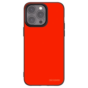 Picasee silikónový čierny obal pre Apple iPhone 15 Pro Max - Maranello Red