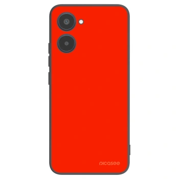 Picasee silikónový čierny obal pre Realme 10 4G - Maranello Red