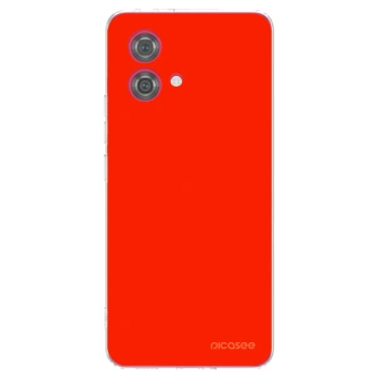 Picasee silikónový prehľadný obal pre Motorola Moto G84 5G - Maranello Red
