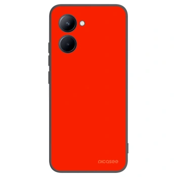 Picasee silikónový čierny obal pre Realme C33 (2023) - Maranello Red