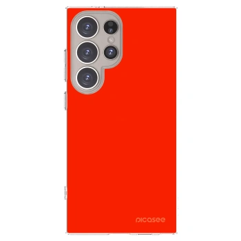 Picasee silikónový prehľadný obal pre Samsung Galaxy S24 Ultra S928B 5G - Maranello Red