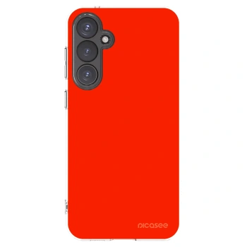 Picasee silikónový prehľadný obal pre Samsung Galaxy S23 FE S711B - Maranello Red