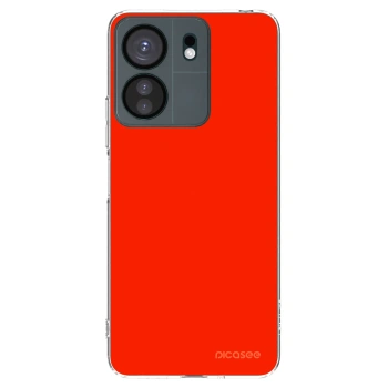 Picasee silikónový prehľadný obal pre Xiaomi Redmi 13C 4G - Maranello Red
