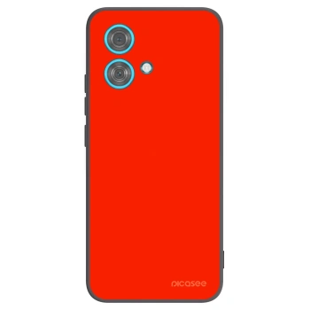 Picasee silikónový čierny obal pre Motorola Edge 40 Neo - Maranello Red