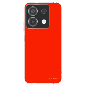 Picasee silikónový prehľadný obal pre Xiaomi Poco X6 - Maranello Red