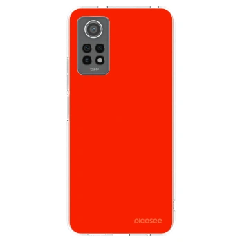 Picasee silikónový prehľadný obal pre Xiaomi Redmi Note 12 Pro 4G - Maranello Red