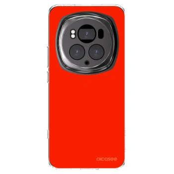 Picasee silikónový prehľadný obal pre Honor Magic6 Pro - Maranello Red