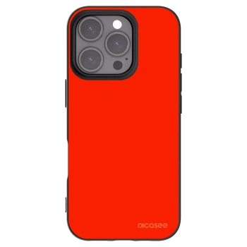 Picasee silikónový čierny obal pre Apple iPhone 16 Pro - Maranello Red