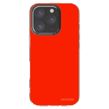 Picasee silikónový prehľadný obal pre Apple iPhone 16 Pro - Maranello Red