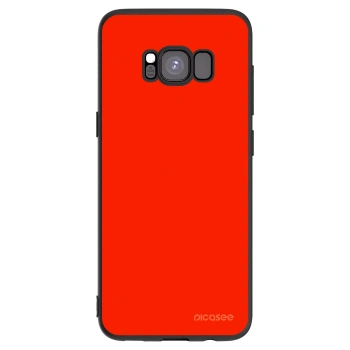 Picasee silikónový čierny obal pre Samsung Galaxy S8 G950F - Maranello Red