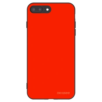 Picasee silikónový čierny obal pre Apple iPhone 8 Plus - Maranello Red