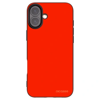 Picasee silikónový čierny obal pre Apple iPhone 16 Plus - Maranello Red