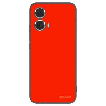 Picasee silikónový čierny obal pre Motorola Moto G85 - Maranello Red