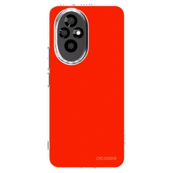 Picasee silikónový prehľadný obal pre Honor 200 Pro 5G - Maranello Red