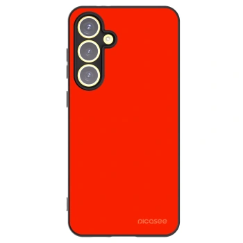 Picasee silikónový čierny obal pre Samsung Galaxy S24 FE S721B - Maranello Red