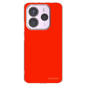Picasee silikónový prehľadný obal pre Xiaomi Redmi Note 14 5G - Maranello Red