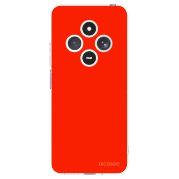 Picasee silikónový prehľadný obal pre Xiaomi Redmi 14C - Maranello Red