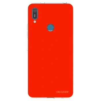 Picasee silikónový prehľadný obal pre Huawei Y7 2019 - Maranello Red
