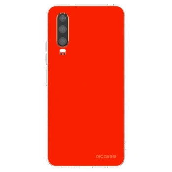 Picasee silikónový prehľadný obal pre Huawei P30 - Maranello Red