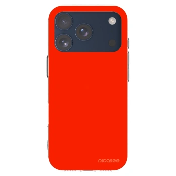 Picasee silikónový prehľadný obal pre Apple iPhone 17 Pro - Maranello Red