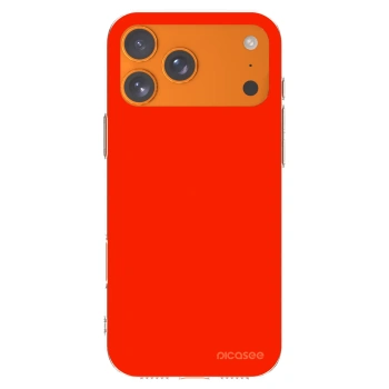 Picasee silikónový prehľadný obal pre Apple iPhone 17 Pro Max - Maranello Red