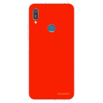 Picasee silikónový prehľadný obal pre Huawei Y6 2019 - Maranello Red