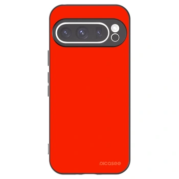 Picasee silikónový čierny obal pre Google Pixel 9 Pro XL - Maranello Red
